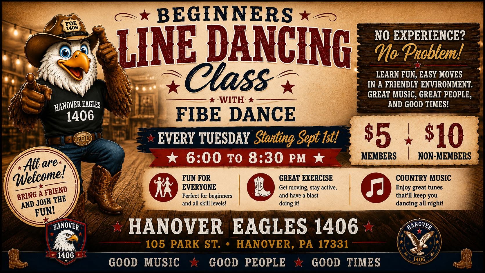 eagles line dancing 2026