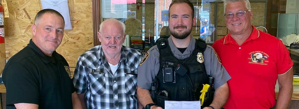 Eagles donation to Penn Township Police Department